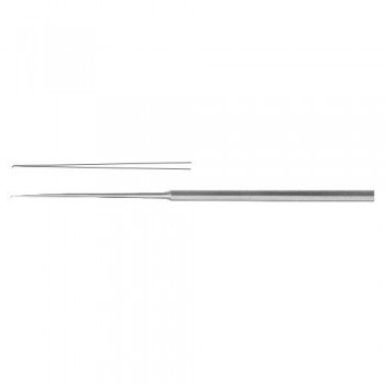 Micro Ear Hook Angled 25° Stainless Steel, 15.5 cm - 6" Tip Size 0.3 mm 